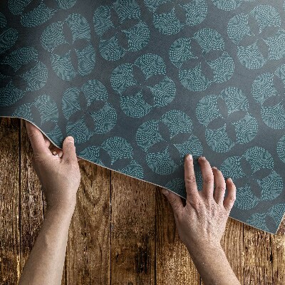 Vinyl tapijt Geometrisch patroon van klavertjevier