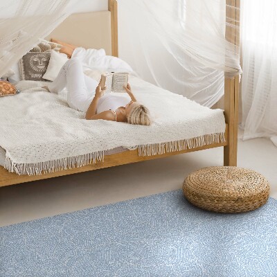 Tapijt vinyl Minimalistisch bladeren modieus patroon