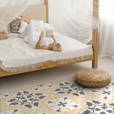 Vinyl tapijt Portugese tegels in zomerse stijl