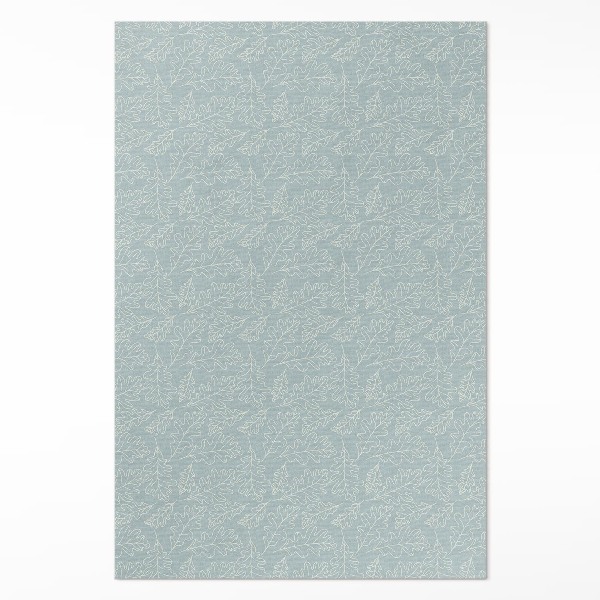 Vinyl tapijt Subtiele walnootbladeren in boho-stijl