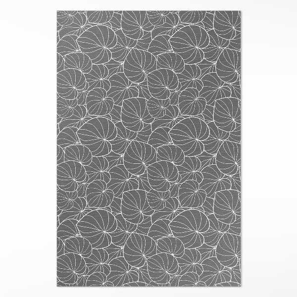 Tapijt vinyl Lineair bladeren boho-ontwerp