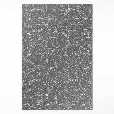 Tapijt vinyl Lineair bladeren boho-ontwerp