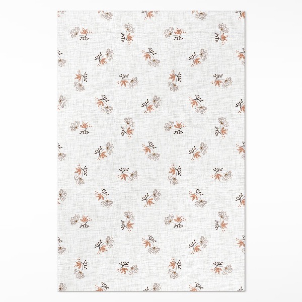 Vinyl tapijt Kleine bloemen op boho-stof