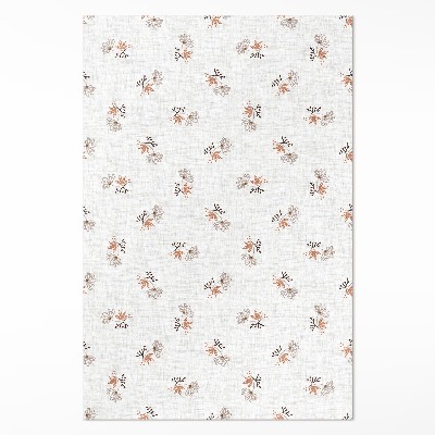 Vinyl tapijt Kleine bloemen op boho-stof