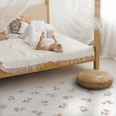 Vinyl tapijt Kleine bloemen op boho-stof