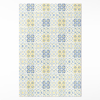 Vinyl vloerkleed Spaanse mozaïektegels