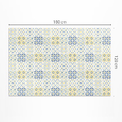 Vinyl vloerkleed Spaanse mozaïektegels