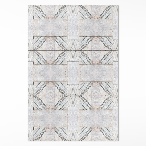 Vinyl tapijt Decoratieve stenen tegels