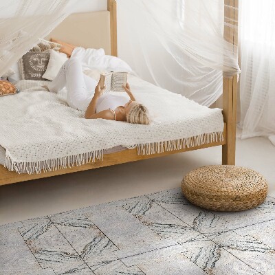 Vinyl tapijt Decoratieve stenen tegels