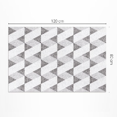 Tapijt vinyl Geometrische stenen tegels