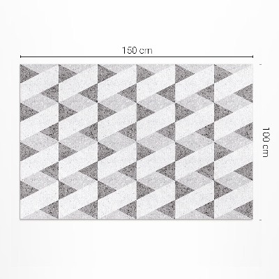 Tapijt vinyl Geometrische stenen tegels