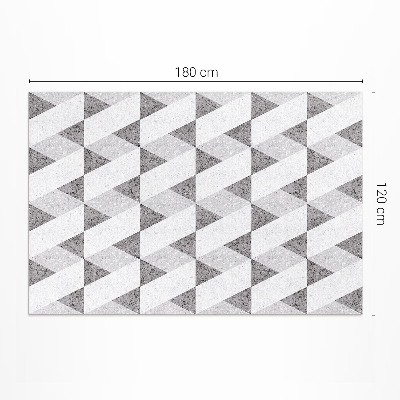 Tapijt vinyl Geometrische stenen tegels