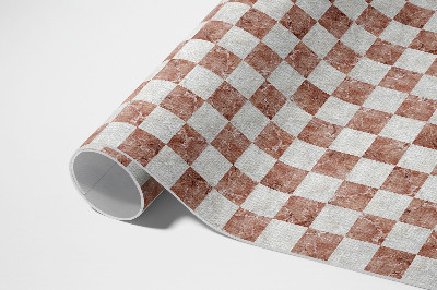 Vinyl vloerkleed Marmeren schaakbordsteenmozaïek