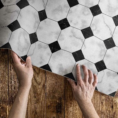 Vinyl tapijt Modieuze marmeren tegelontwerpen