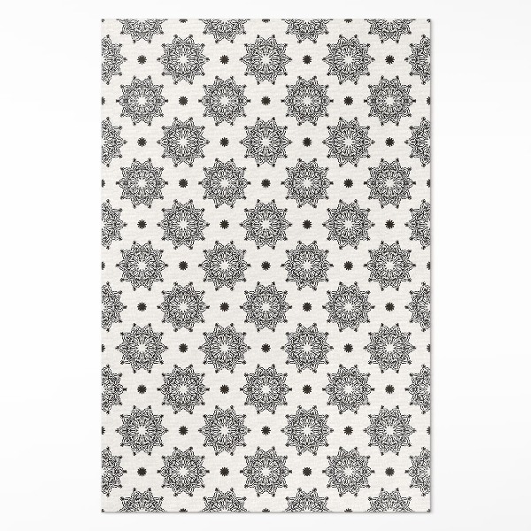 Tapijt vinyl Kleine mandala's met oosters boho-patroon