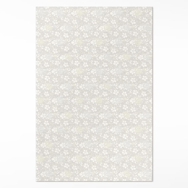 Vinyl tapijt Delicate veldweide met kleine boho-bloemen