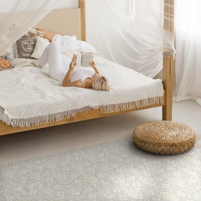 Vinyl tapijt Delicate veldweide met kleine boho-bloemen