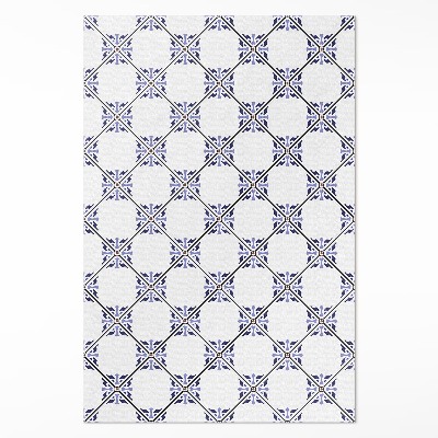 Vinyl tapijt Griekse decoratieve tegels