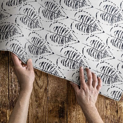 Vinyl vloerkleed Boho bladeren regelmatig patroon