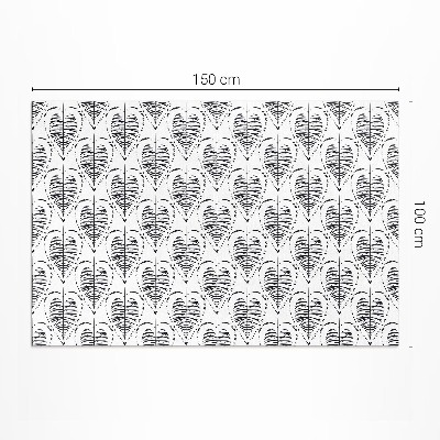 Vinyl vloerkleed Boho bladeren regelmatig patroon