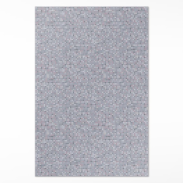 Vinyl tapijt Kleurrijke stippen retro details