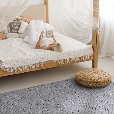 Vinyl tapijt Kleurrijke stippen retro details