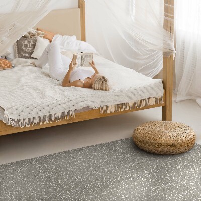 Vinyl tapijt Fijn cirkelvormig weefontwerp