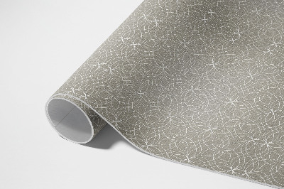 Vinyl tapijt Fijn cirkelvormig weefontwerp