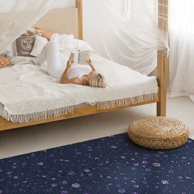 Vinyl tapijt Kleine boho wilde bloemen