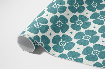 Tapijt vinyl Bloemen tegelpatroon