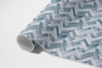 Vinyl vloerkleed Geschilderde parketvloer met visgraatmotief