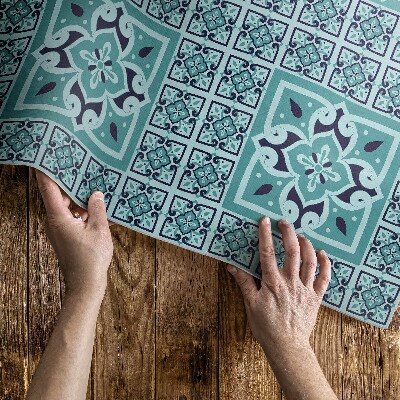 Tapijt vinyl Decoratieve tegels in Spaanse stijl