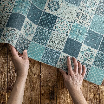 Vinyl tapijt Gepatroneerde mozaïek decoratieve tegels