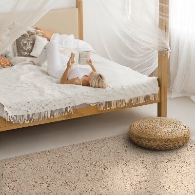 Vinyl tapijt Lineaire herfstbladeren in boho-stijl