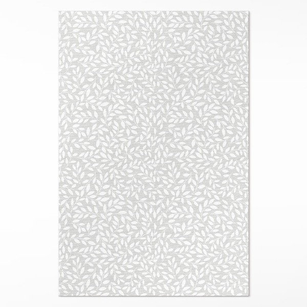 Tapijt vinyl Kleine takken, delicate boho-stijl