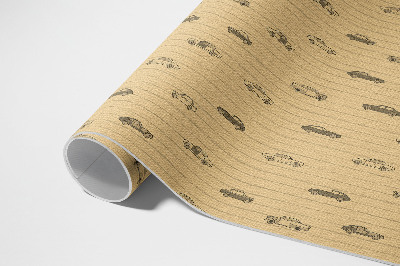 Vinyl vloerkleed Oude retro oldtimers