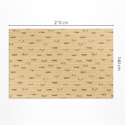 Vinyl vloerkleed Oude retro oldtimers