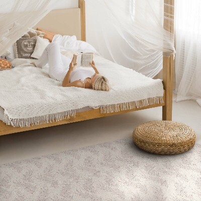 Vinyl tapijt Delicate bladeren in gedempte kleuren