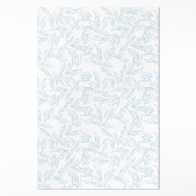 Vinyl vloerkleed Schets van elegante vintage bladeren