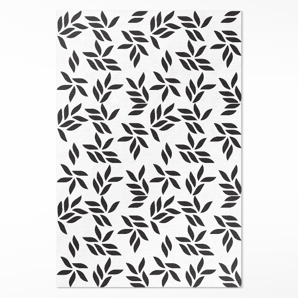 Vinyl tapijt Minimalistisch bladpatroon