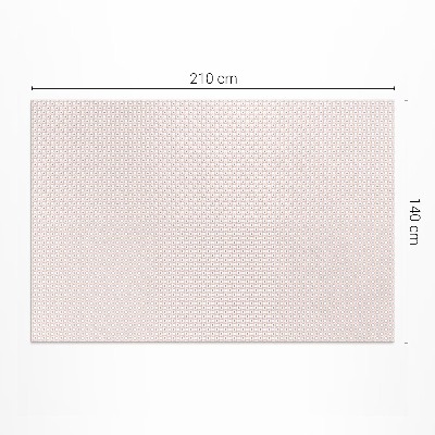 Vinyl vloerkleed Een klein mozaïek in pastelkleuren