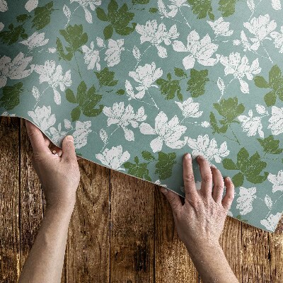 Tapijt vinyl Subtiel bloemenpatroon