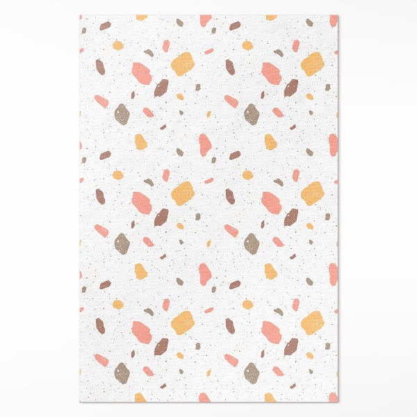 Vinyl tapijt Pastelkleurige steengoedplaat