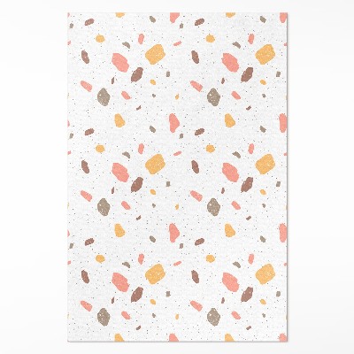 Vinyl tapijt Pastelkleurige steengoedplaat