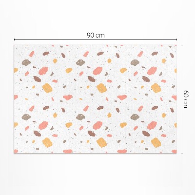 Vinyl tapijt Pastelkleurige steengoedplaat