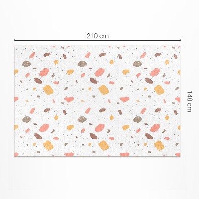 Vinyl tapijt Pastelkleurige steengoedplaat