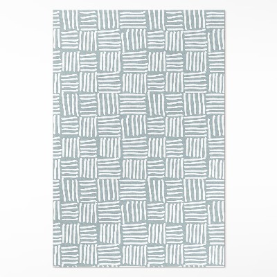 Vinyl vloerkleed Minimalistisch boho-vlechtpatroon