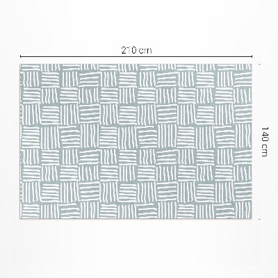 Vinyl vloerkleed Minimalistisch boho-vlechtpatroon