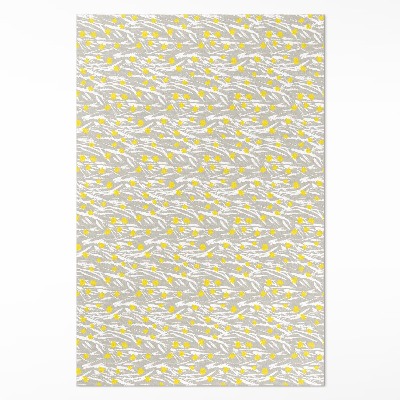 Vinyl tapijt Wilde bloemenweide met kleine boho-bloemen