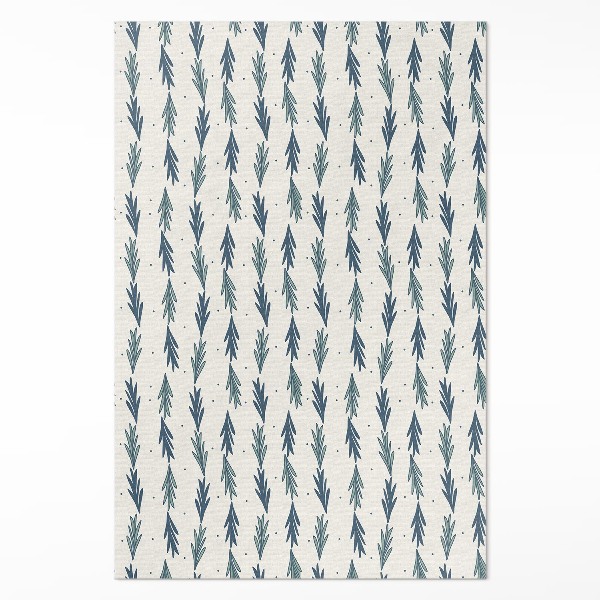 Vinyl tapijt Klein blaadjes decoratief boho patroon